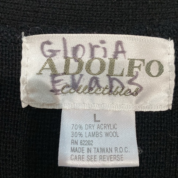 Adolfo by Saks 5th Avenue Lambs Wool Cardigan - Picture 4 of 4